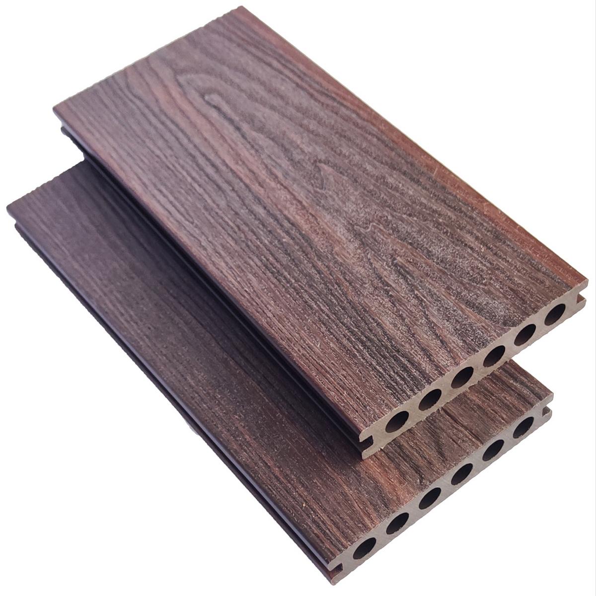 Terra Deck - Ruby Brown Decking Board - Titan Trade Centre