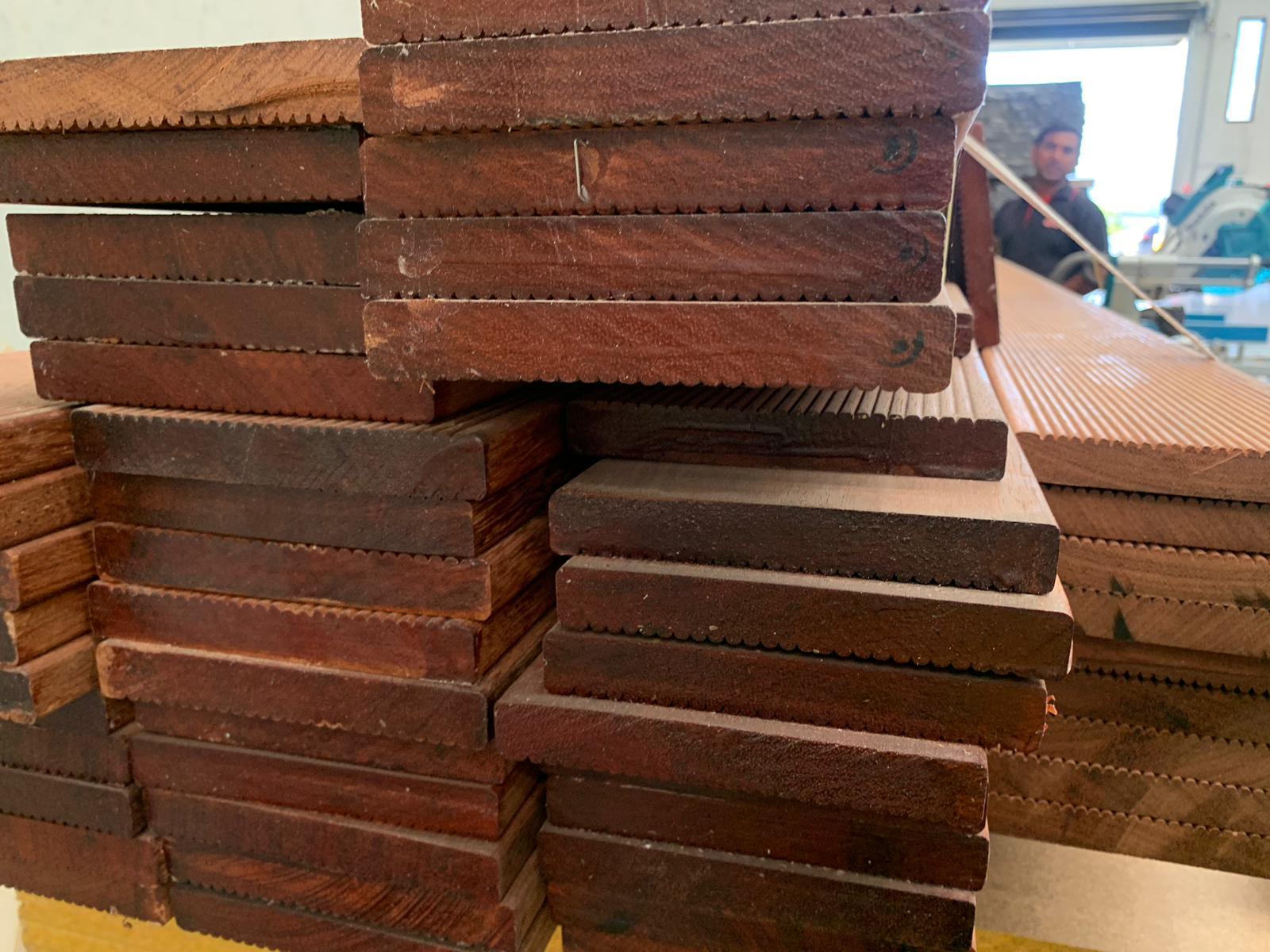 Merbau decking has a natural resistance to termites and decay.