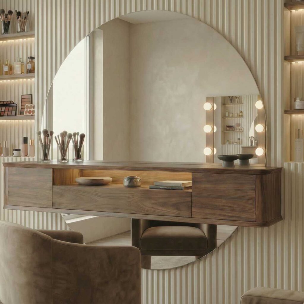 Crescent smart mirror