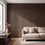 brown and black internal wall cladding melbourne