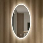 smart mirror oval without border