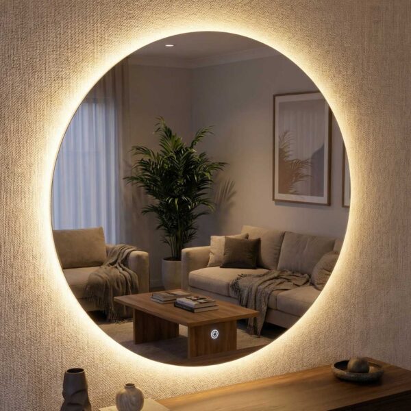 smart mirror round big one