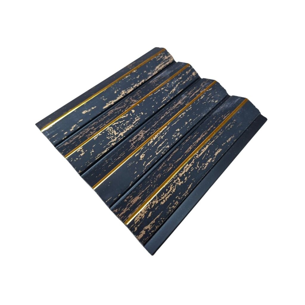 PS foam grey gold splash