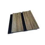 cocoa and black internal cladding