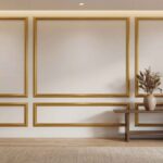 Wall Moulding - Round Gold 60