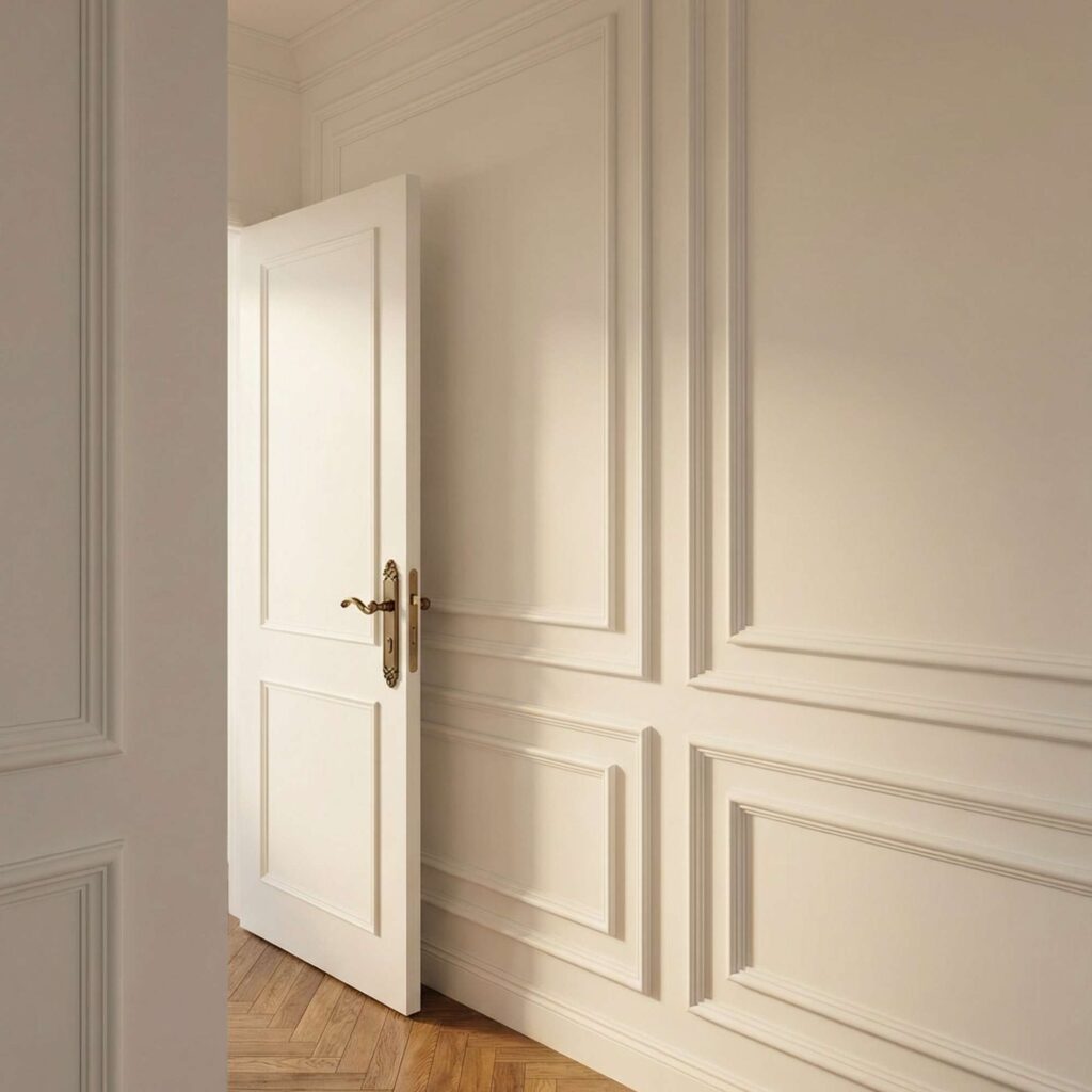 Wall Moulding - Round White 40