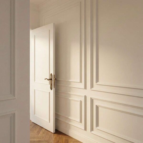 Wall Moulding - Round White 40