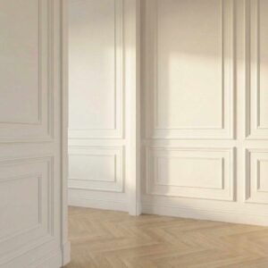 Wall Moulding - Round White 60