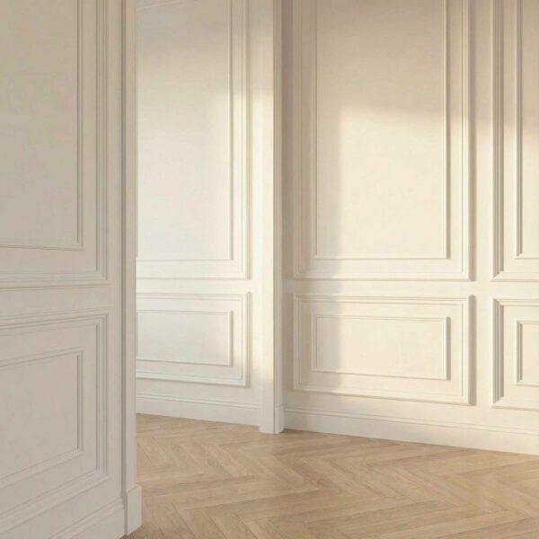 Wall Moulding - Round White 60