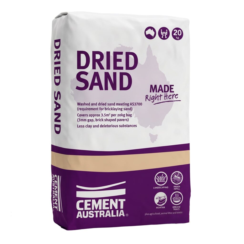 Dried Sand Cement 20kg bag