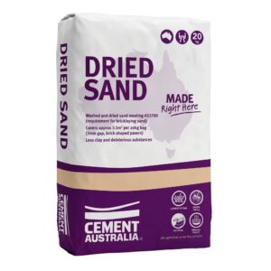 Dried Sand Cement 20kg bag