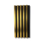 Matt Gold PS foam wall cladding