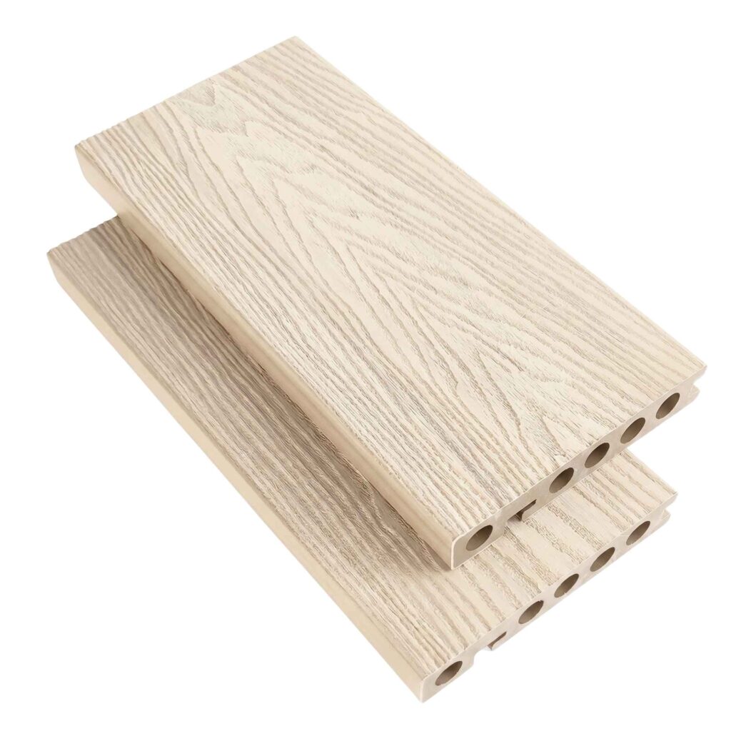 beige colour bullnose decking board