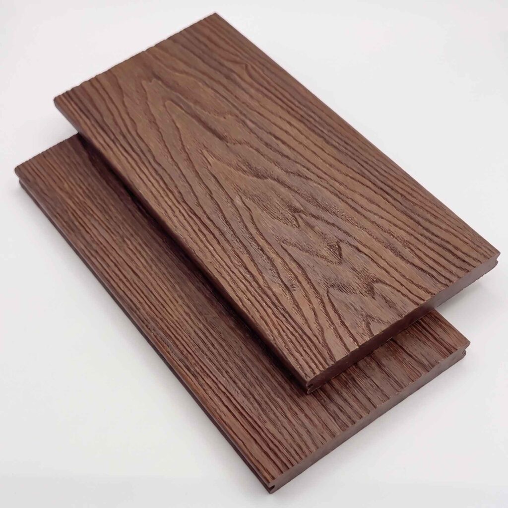 fascia board walnut colour decking board