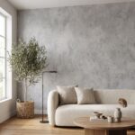Textured Cream Interior venetian wall panel design