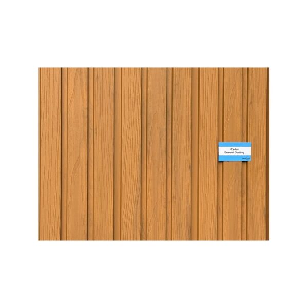 WPC Co-Extrusion Cedar External Wall Cladding (25mmX220mmX2200mm)