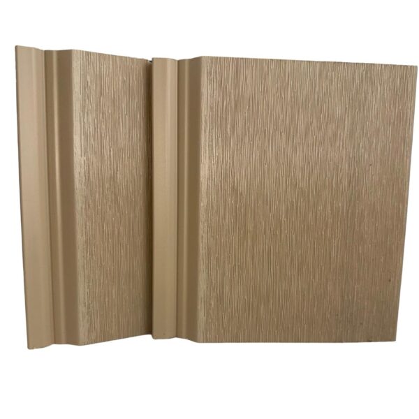 WPC Co-Extrusion Shiplap Beige External Wall Cladding