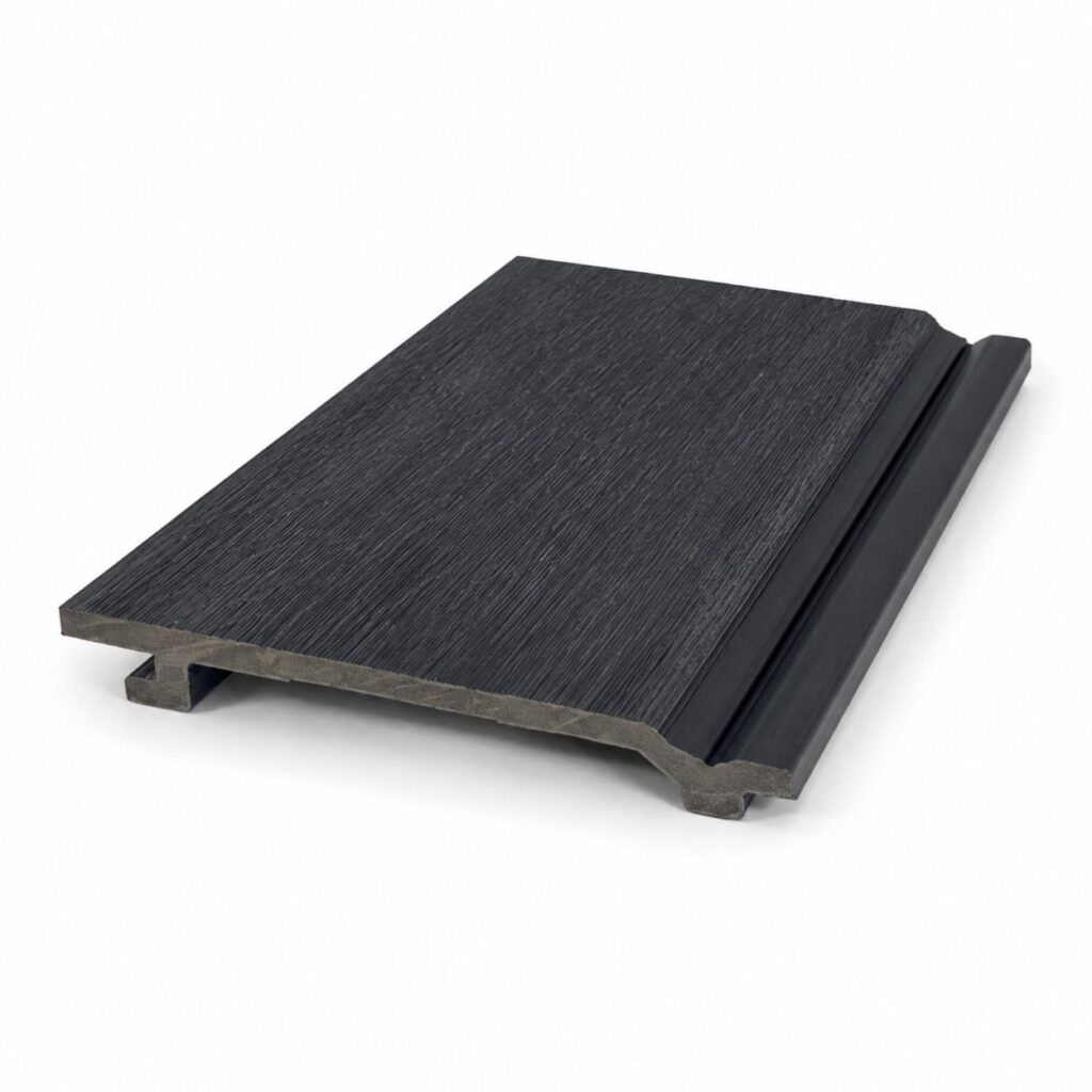 WPC Co-Extrusion Shiplap Dark Grey External Wall Cladding