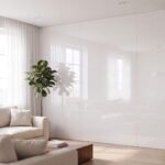 White Glossy Venetian panel composite