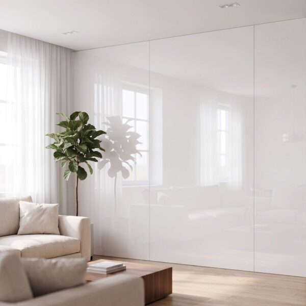 White Glossy Venetian panel composite